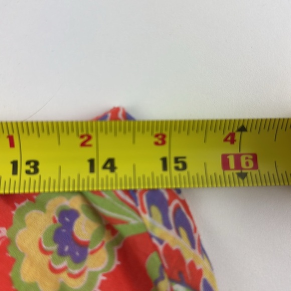 Lauren Ralph Lauren Orange & Purple Paisley Peasant Maxi Skirt - Picture 5 of 7